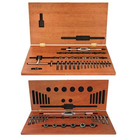 DRILLCO 58PCHSS-TAP & HEX DIE SET 2000H63